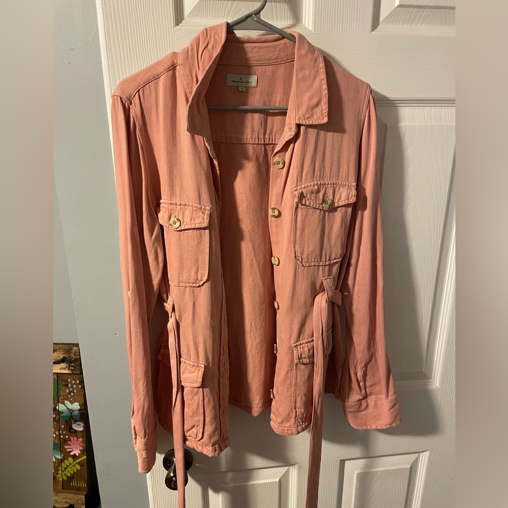 Thread and Supply Pink/Salmon Jacket